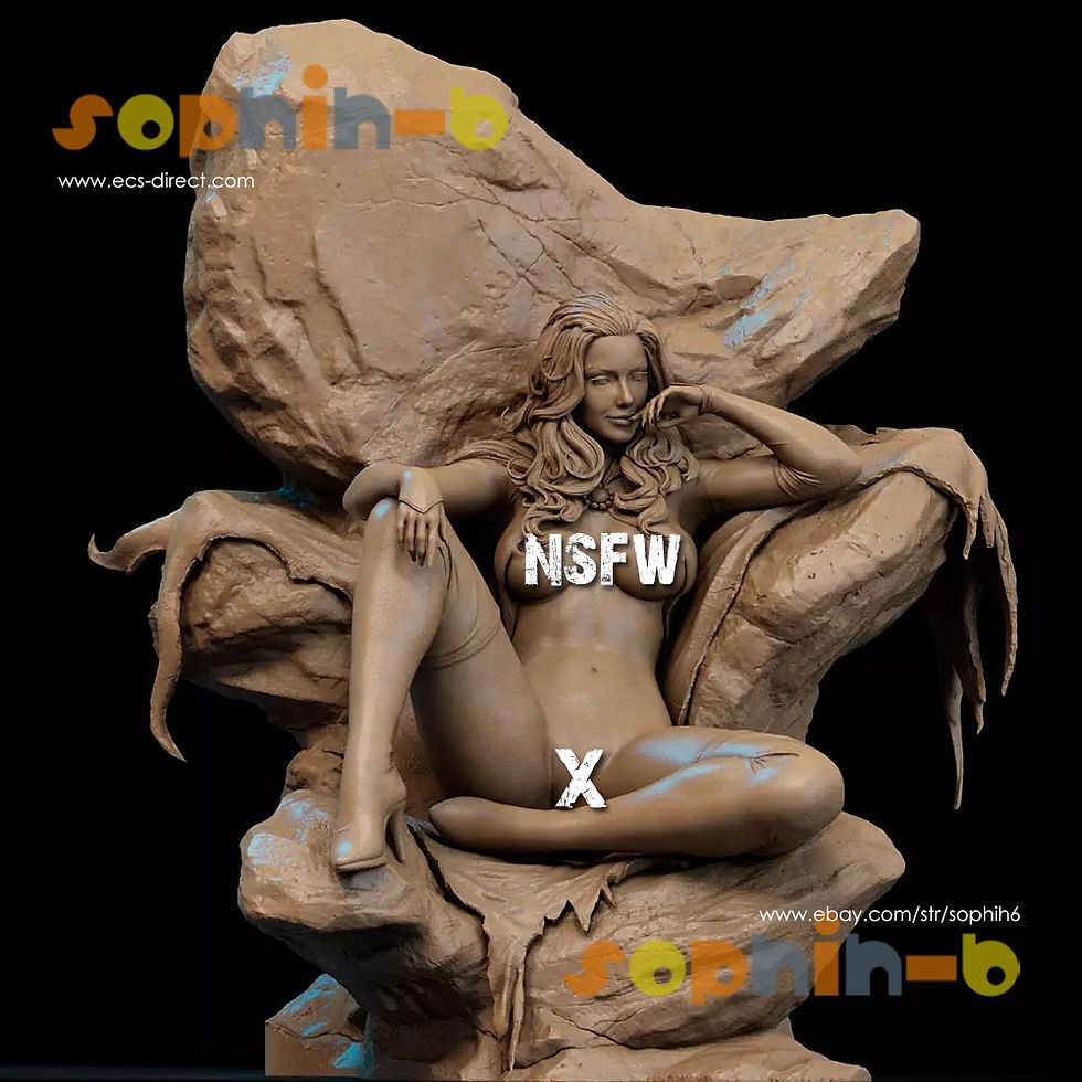 Thumbnail: Madelyne Pryor - Goblin Queen NSFW 1:6 Model Unpainted 3d Print GK Statue Figure