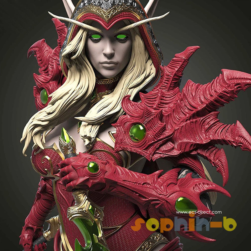 Valeera Sanguinar WOW Resin 1:4 Model Kit Unpainted 3d Print GK Statue Figure