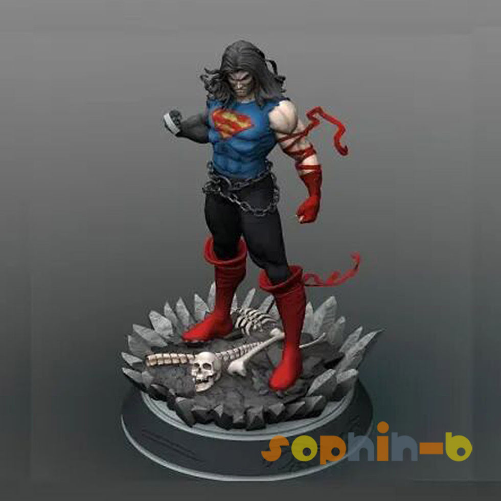 Thumbnail: Superman Death Metal Resin Model Kit Unpainted 3d Printed GK Statue Figure
