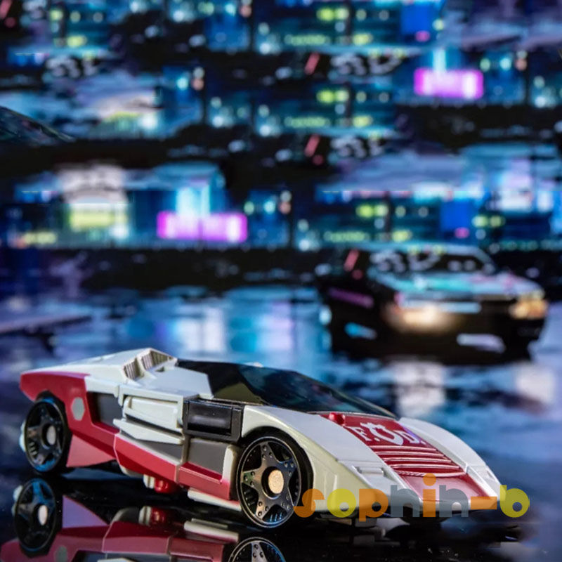 Thumbnail: Transformed Cybertron Red Alert Lamborghini Car Action Figure KO Optimu