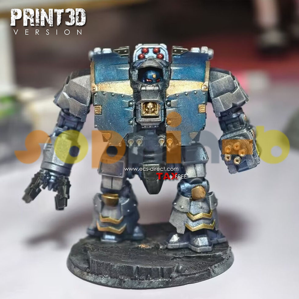 Thumbnail: War Hammer Legion Dreadnought Horus Heresy Ulramarines Unpaint Resin Figure