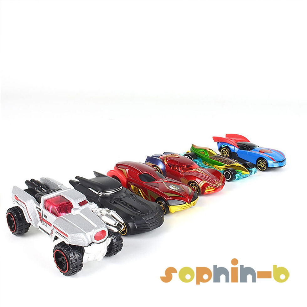 Thumbnail: Hot Superheroes Justice League Sports Car Toys Batman Superman Action Figure