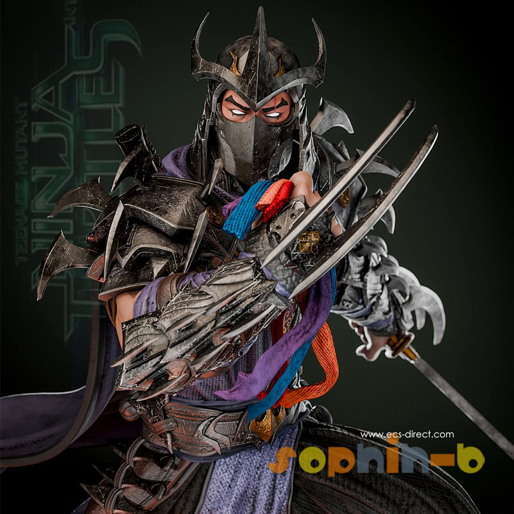 Shredder Ninja Turtle Resin 1:4 Model Kit Unpainted 3d Print GK Statue Figure