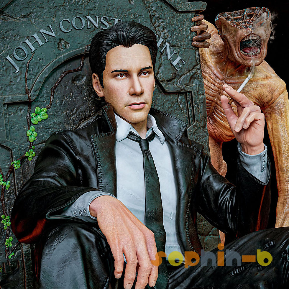 Thumbnail: Keanu John Constantine Resin 1:6 Model Kit Unpainted 3d Print GK Statue Figure