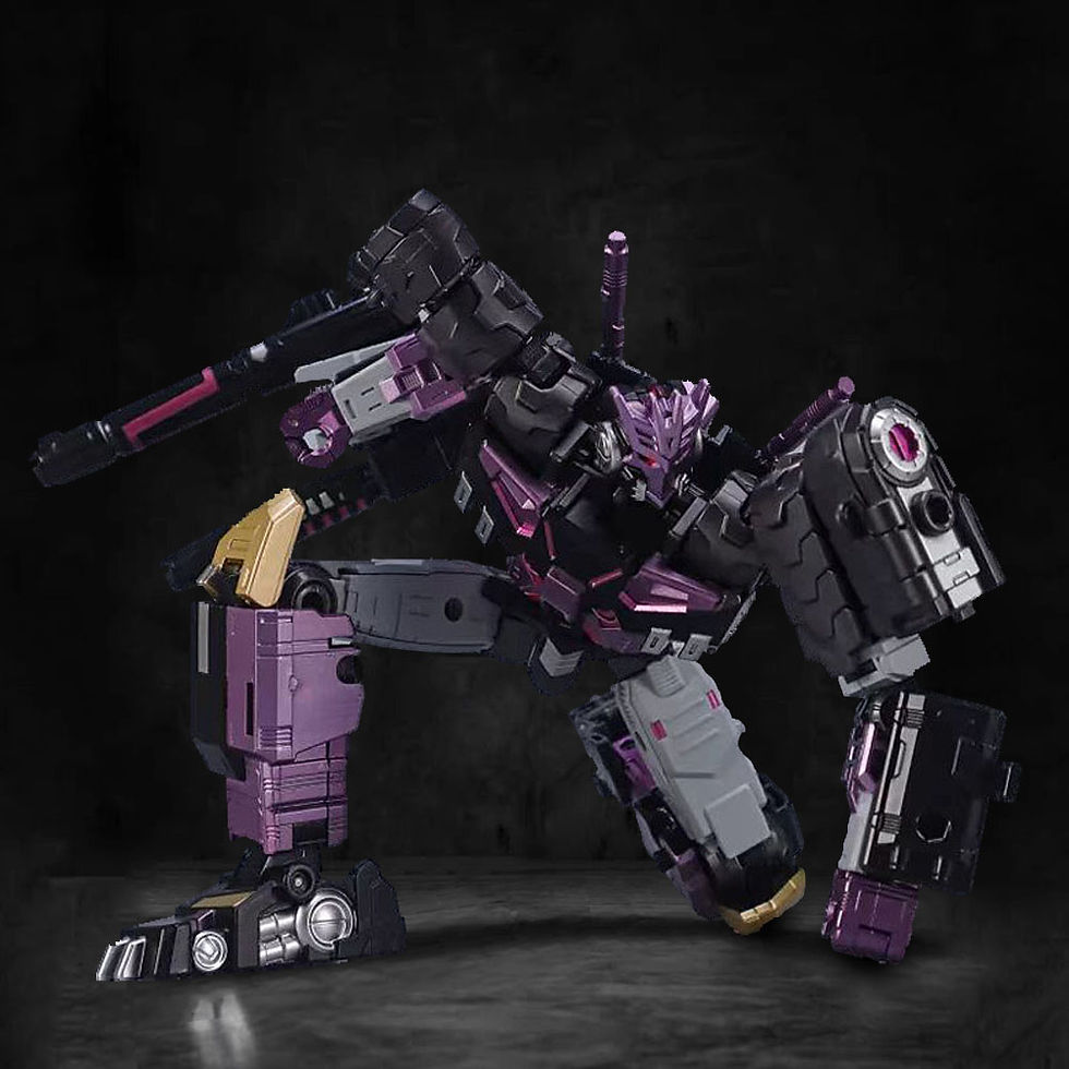 Thumbnail: Oversized Transformed Tarn Decepticon Justice Division DJD Devastator Figure KO