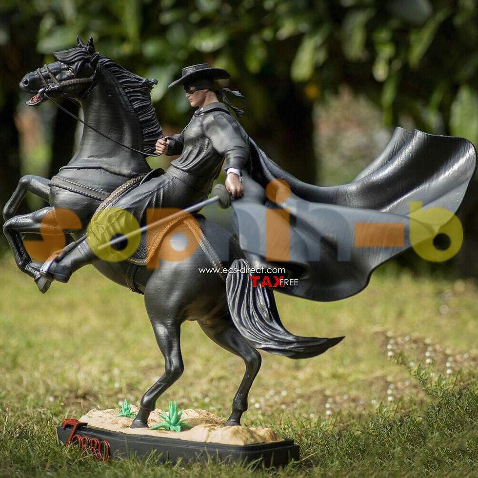 Thumbnail: Zorro Resin 1:6 Scale Model Kit Unpainted 3d Print Statue Figure