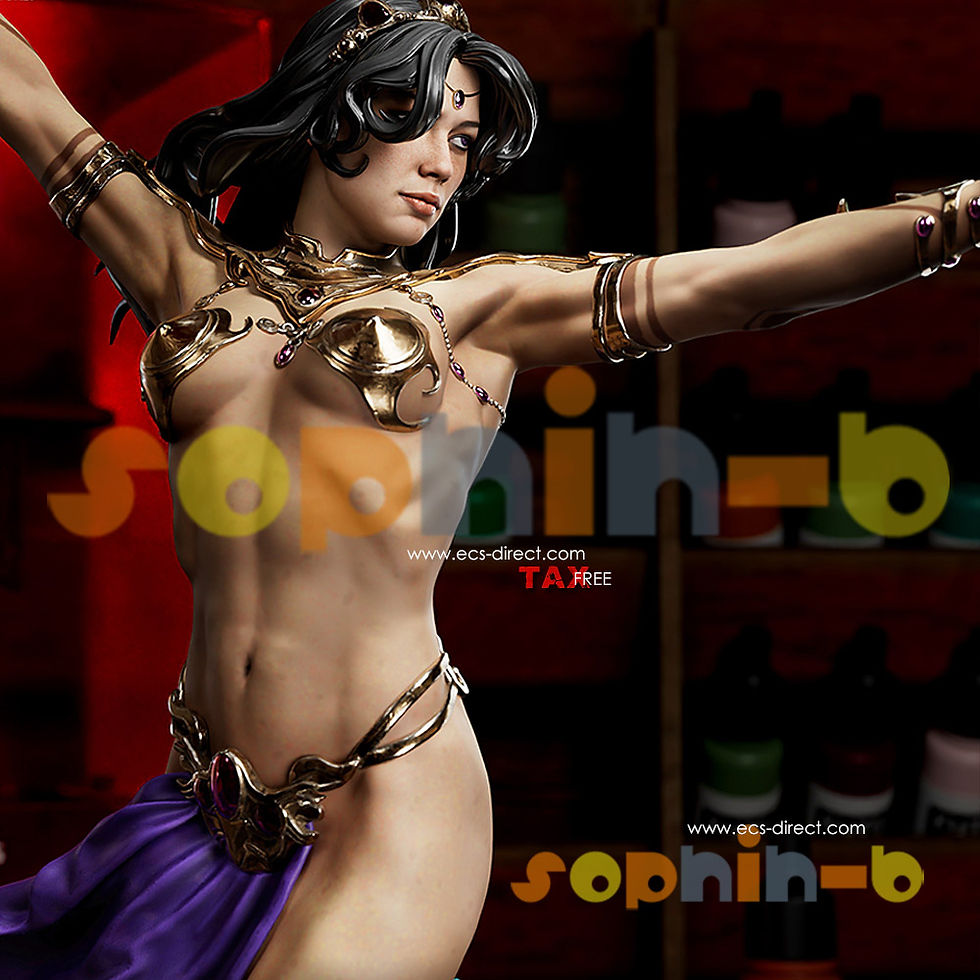 Thumbnail: Dejah Thoris Resin 1:4 Model Kit Unpainted 3d Print GK Statue Figure
