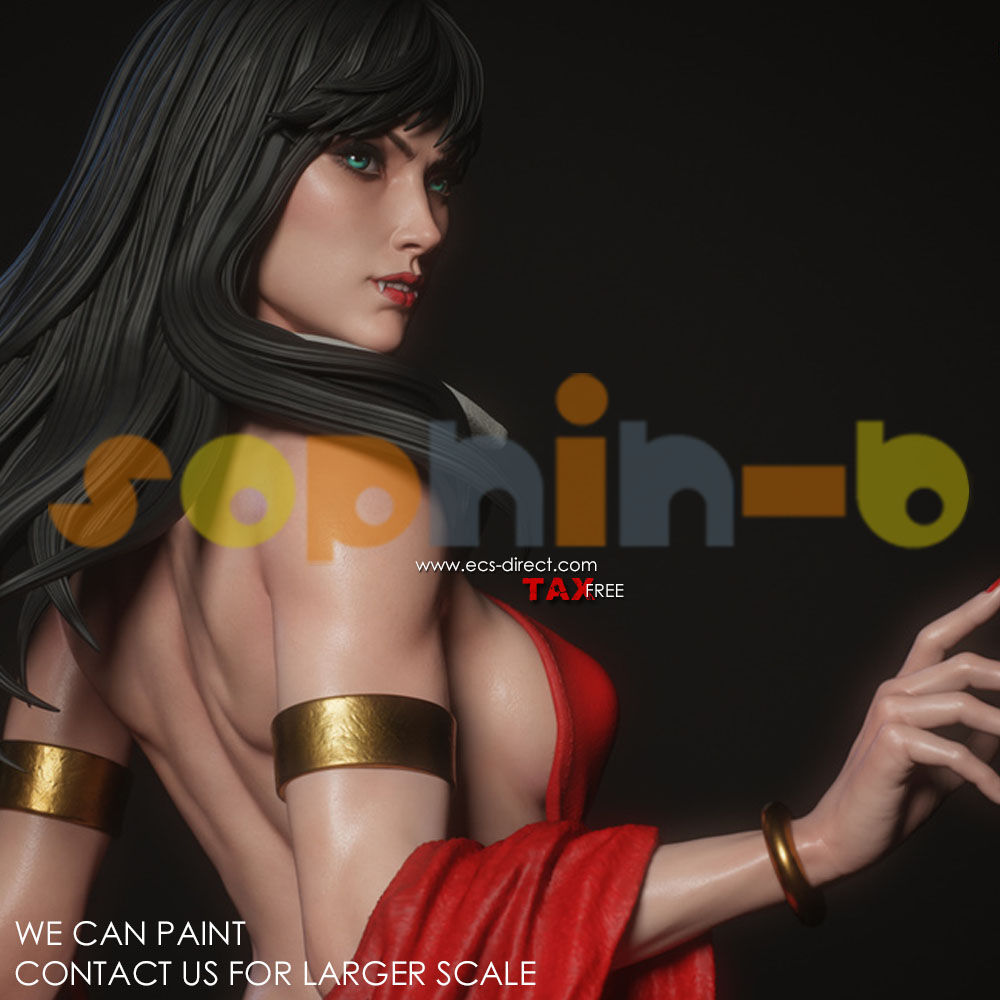 Vampirella Statue 1:4 Scale Model Kit Unpainted 3d Printed GK Figure