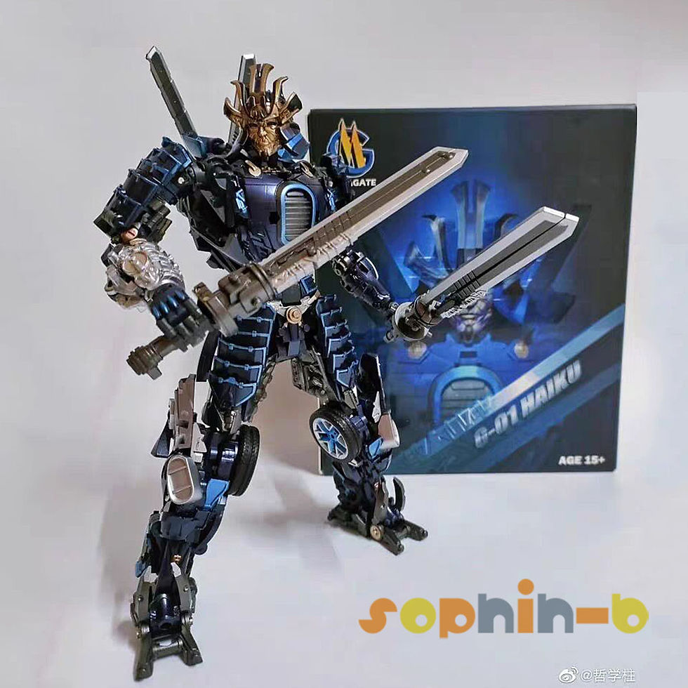 Thumbnail: MetaGate G01 Haiku DRIFT Triple Changer Robot Car Helicopter Figure
