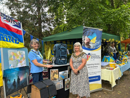 SHAP stall at Swindon's Ukrainian festival