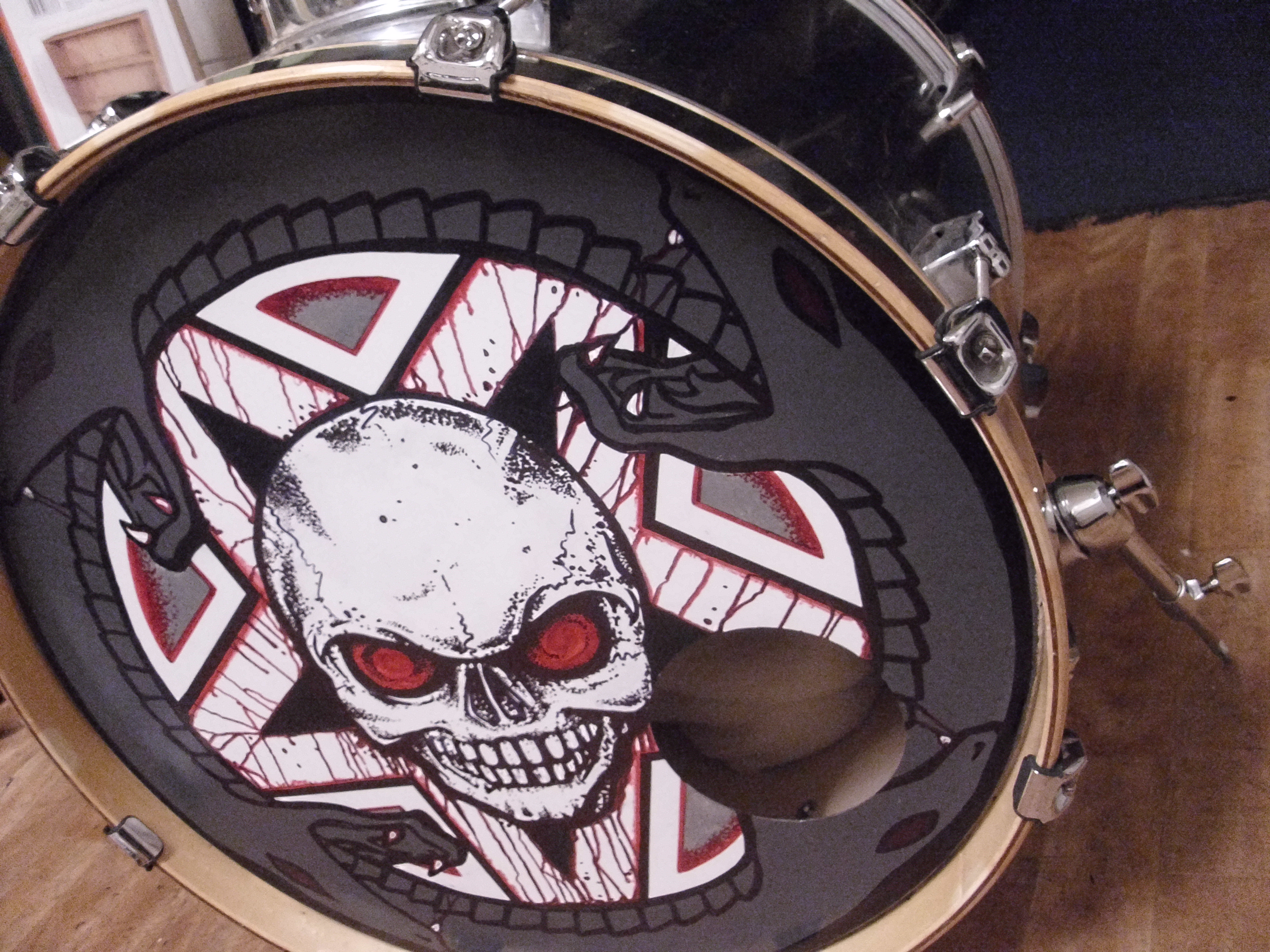 CUSTOM BASS DRUM SKIN