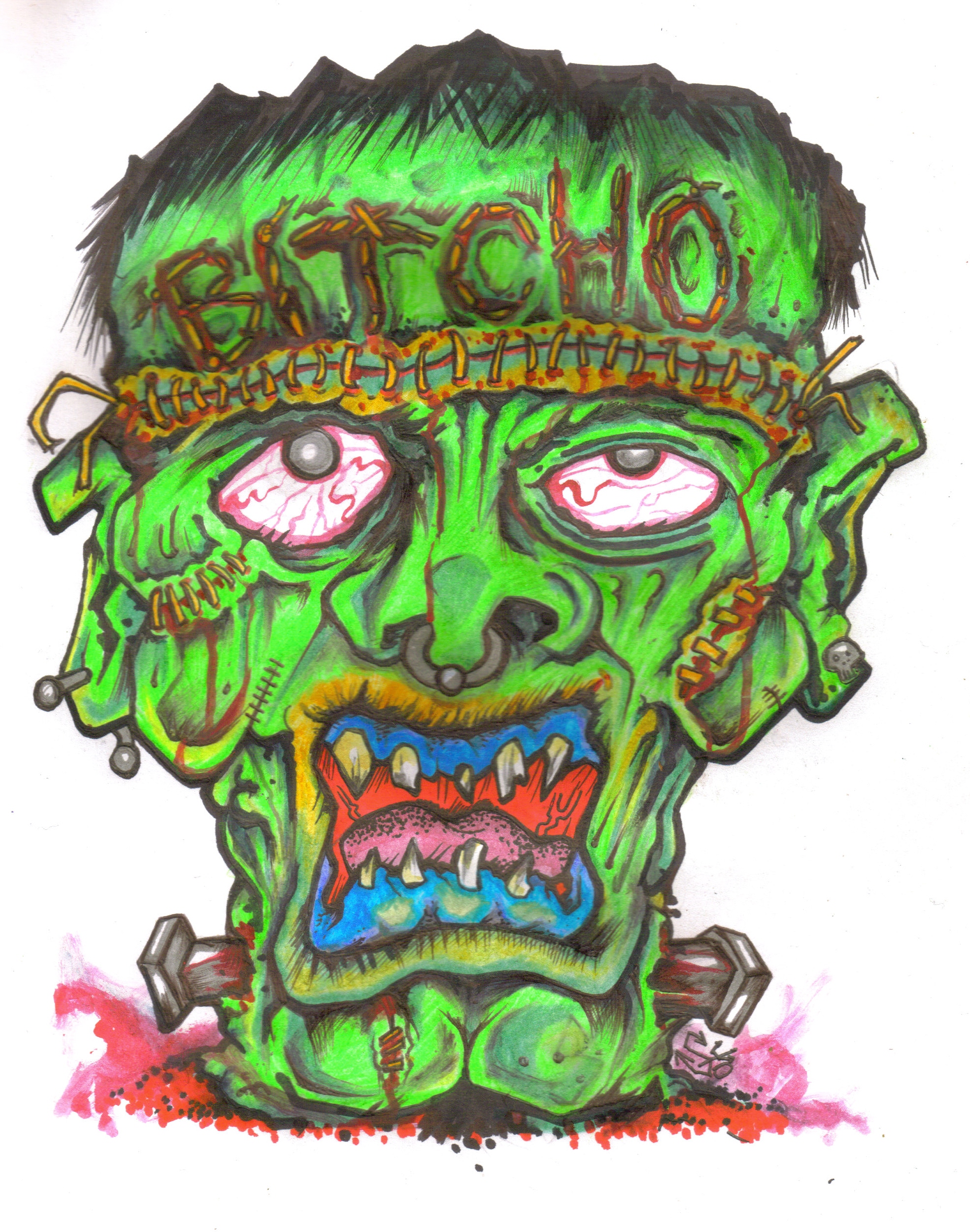 LOGO ART FOR BITCHO