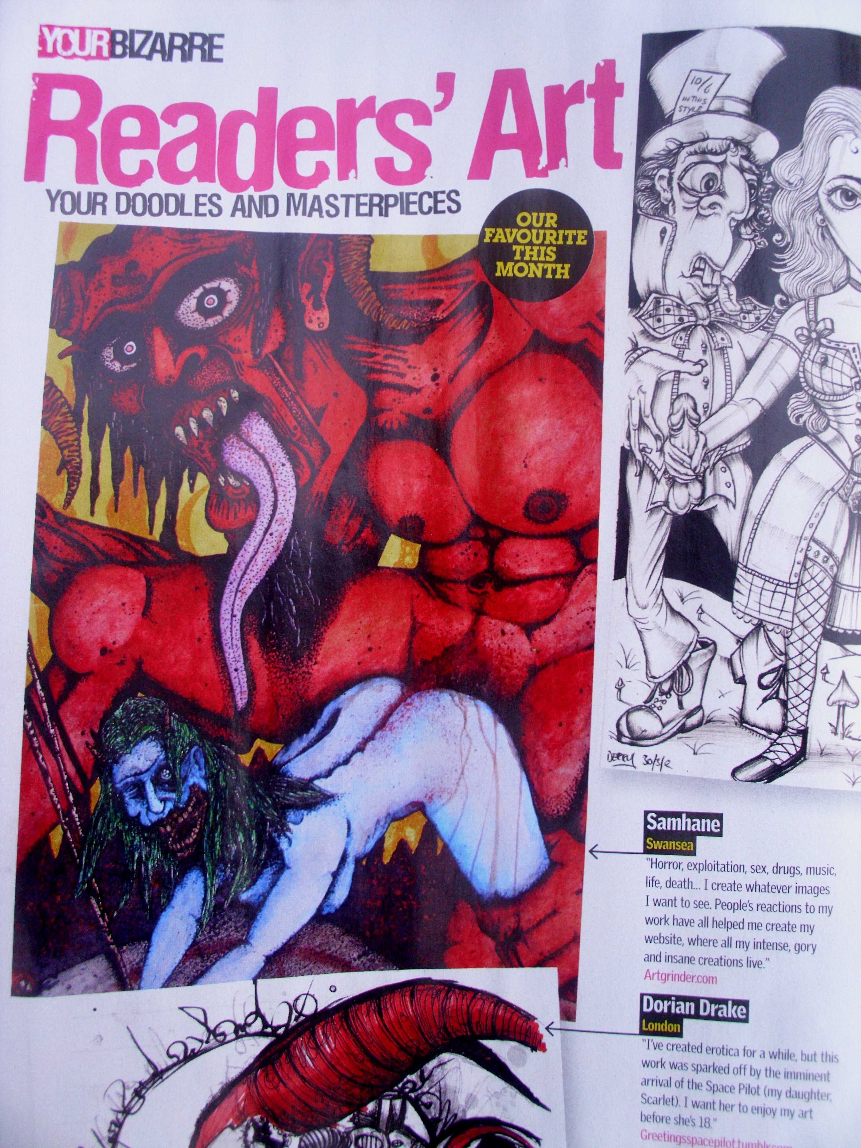 FEATURE IN READERS ART