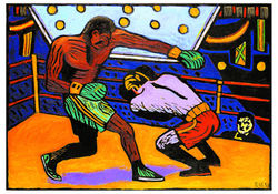 Galindez vapulea al sudafricano Bowles.(1998)