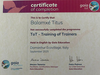 Certificado de Balamxe