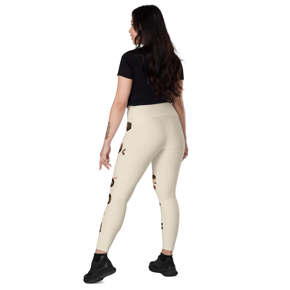 Thumbnail: Leggings with pockets -Kawaii dinner