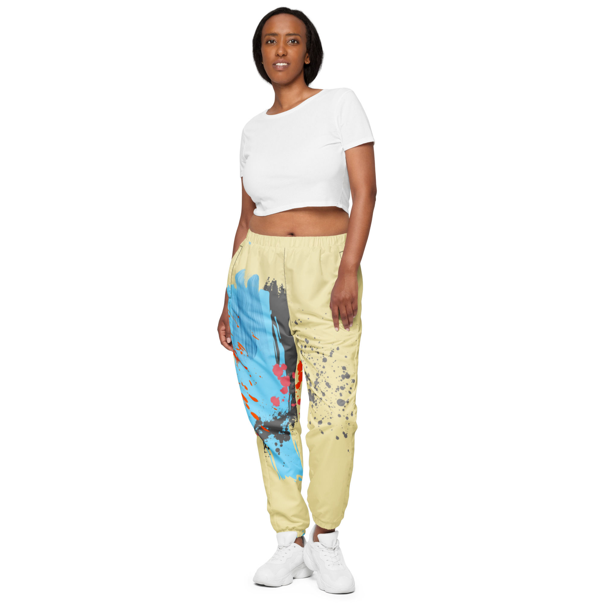 Unisex track pants-Splatter2