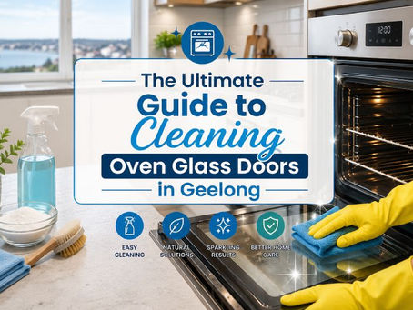 Oven glass door before cleaning in a Geelong rental kitchen