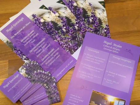 😍Les nouvelles cartes de visite et les nouveaux flyers sont arrivés ! 🥳