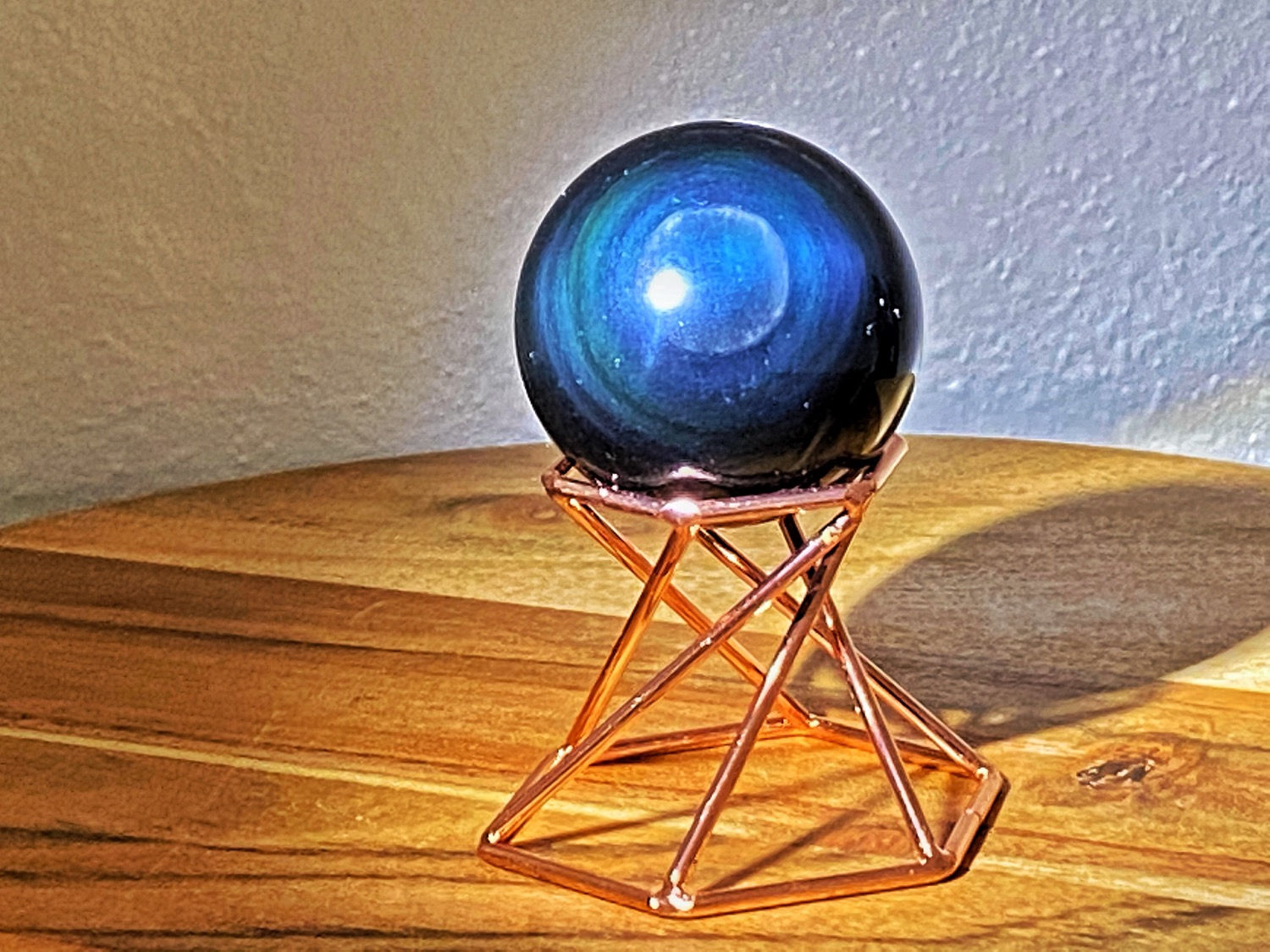 Rainbow Obsidian Spheres