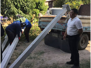 กองสวัสดิการสังคม ลงพื้นที่รับวัสดุซ่อมแซมบ้านคนพิการตำบลดงมะรุม ปีงบประมาณ ๒๕๖๙