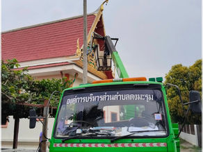 กองช่าง ซ่อมแซมไฟฟ้าสาธารณะ หมู่ที่ ๓ บ้านเนินจันทร์ 