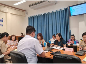 ว่าที่ร้อยตรี วัชรินทร์ เทพานนท์ รองปลัดองค์การบริหารส่วนตำบลดงมะรุม เข้าประชุมคณะอนุกรรมการกลั่นกรองฯ เพื่อพิจารณาการสนับสนุนศูนย์บริการคนพิการ