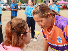 การแข่งขันกีฬาเชื่อมความสัมพันธ์ "วันท้องถิ่นไทย” ต้านยาเสพติด (กีฬาพื้นบ้าน)