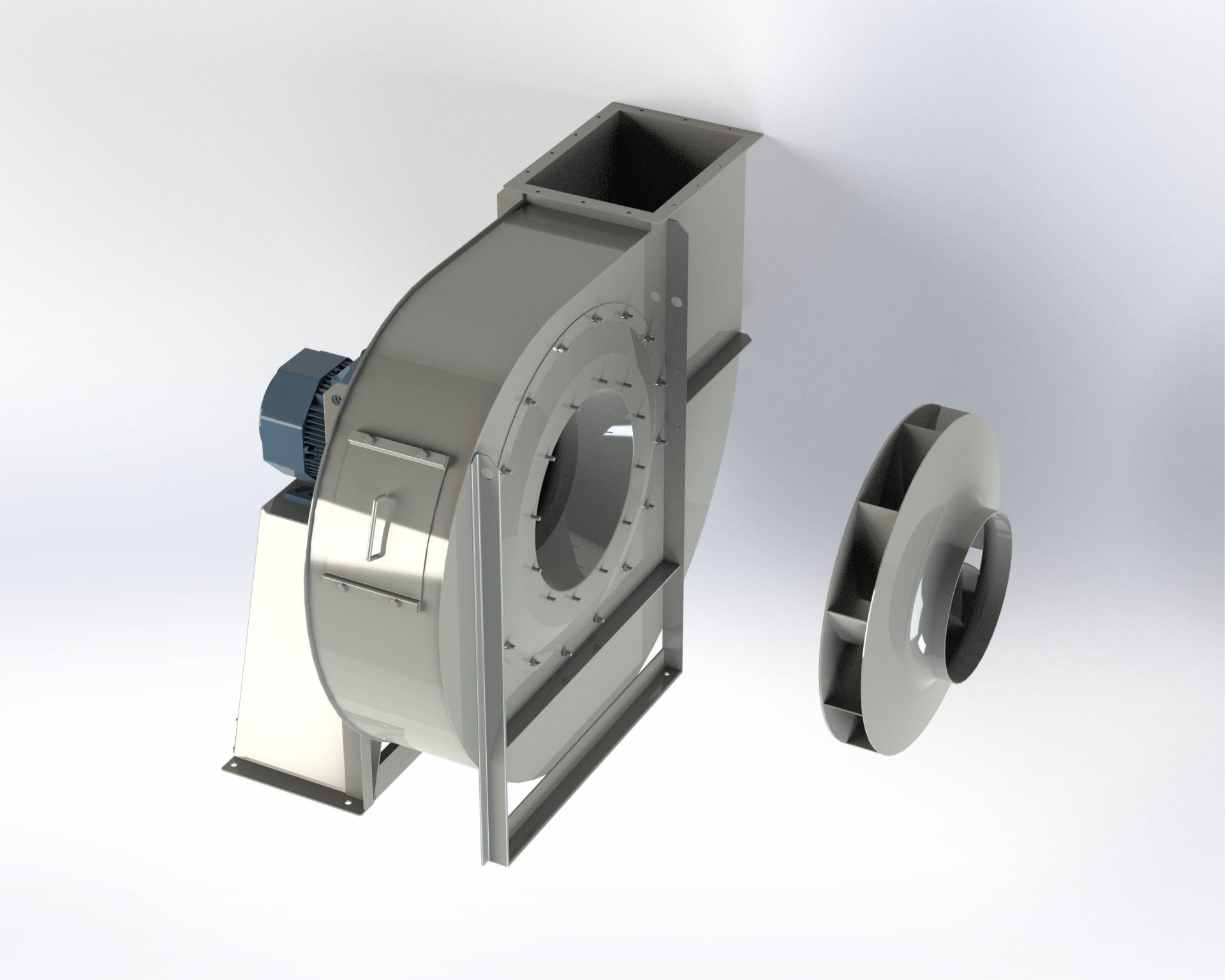 TR széria (1 600 - 98 000 m³/h | 950 - 8 000 Pa) - centrifugális ventilátor
