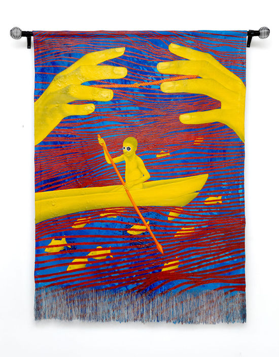 Ken Nwadiogbu's 'Yellow is the New Black' Challenges the Gaze at Kristin Hjellegjerde Gallery