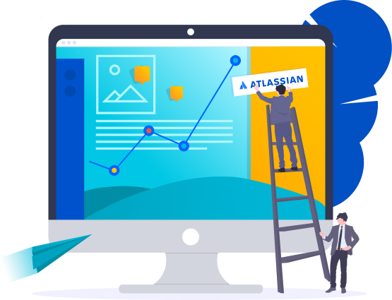 Computer screen showing Atlassian