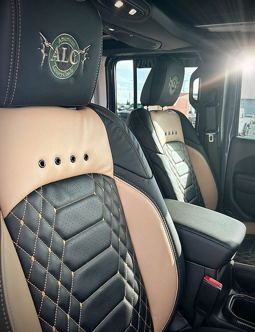 CUstom Leather Ducks Unlimited Jeep Long Island Westbury Dodge