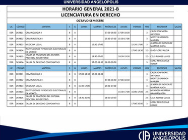 8° A y B Derecho