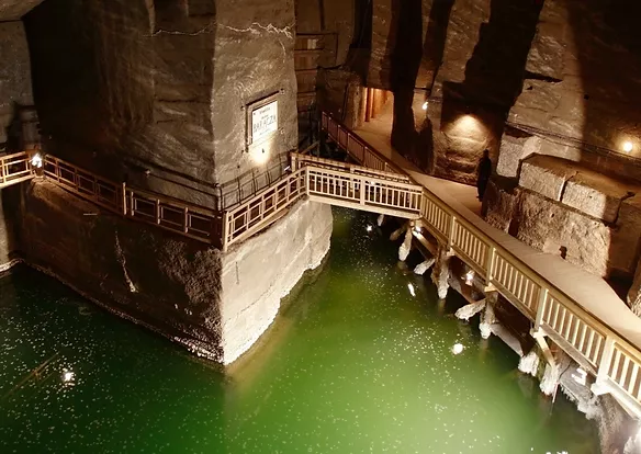 Suolajärvi Wieliczkan kaivoksessa