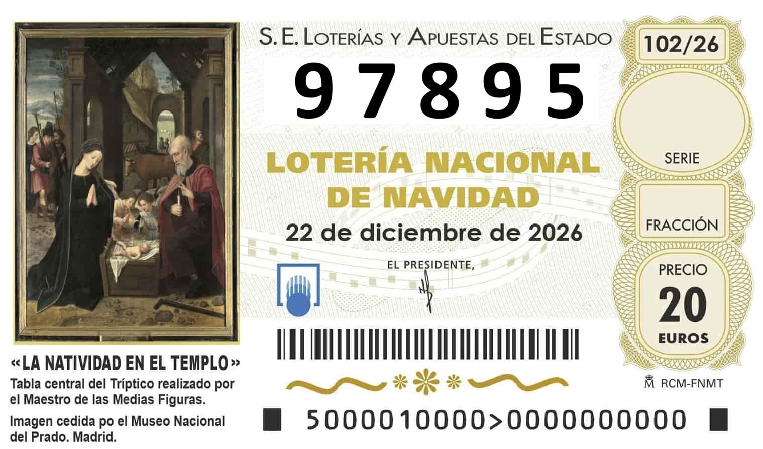 97895 SORTEO 102/26