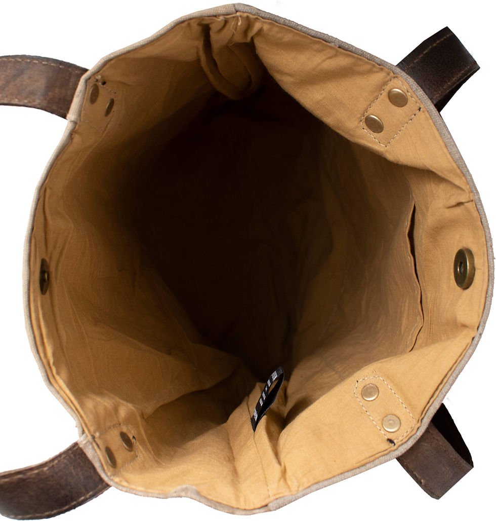Thumbnail: Owe Veterans Recycled Military Tent Tote