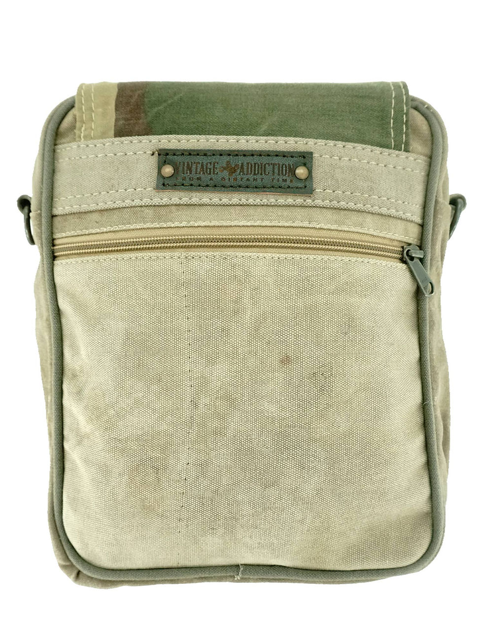 Thumbnail: Recycled Military Tent Crossbody with Camouflage