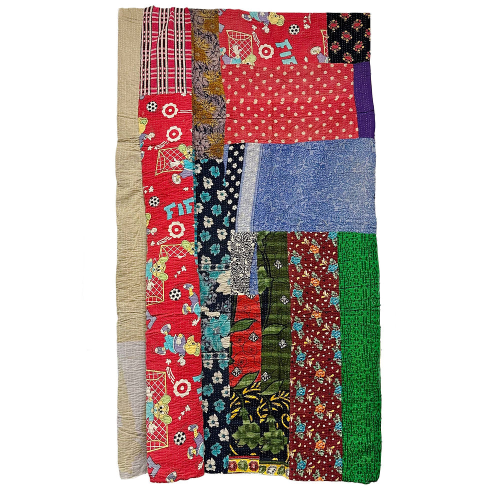 Thumbnail: VINTAGE KANTHA BLANKET-SN-HA00001-5102