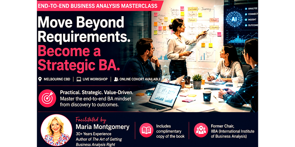 End-to-End Business Analysis Master