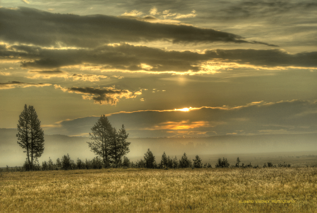 Yellowstone-Sunset