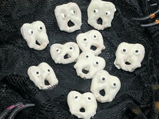 Ghost Pretzels