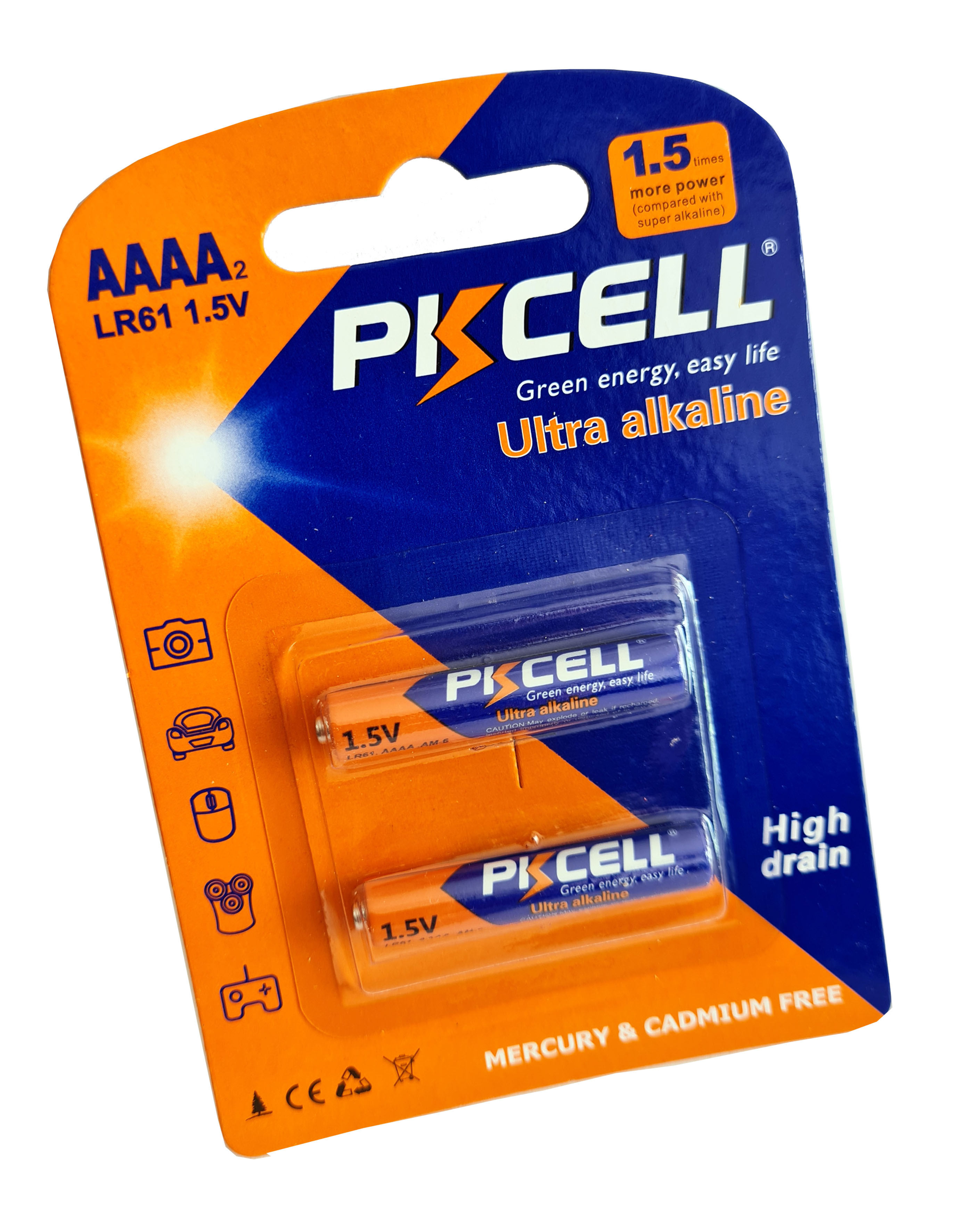 Pkcell AAAA 1.5v ALCALINA  ( 3 blisters C/2 )