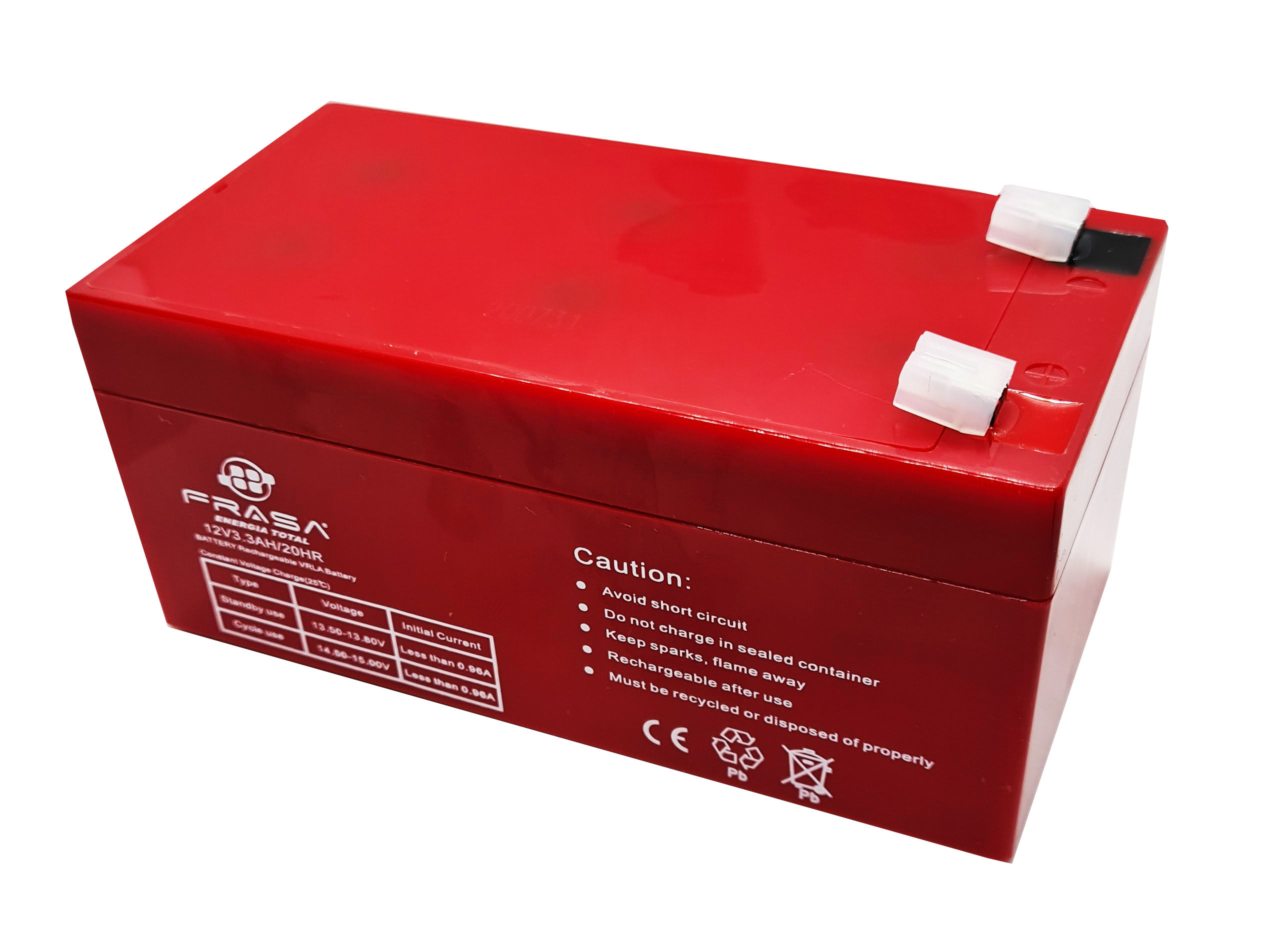 Bateria Acido Plomo FRASA de 12v - 3.3Ah
