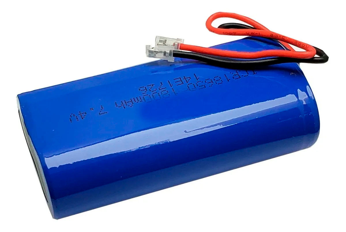 2LIR18650 Pack Para Bocina Amplificada 7.4v Litio 1800mah
