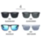 Thumbnail: Fashion Square Vintage Polarized Sunglasses Men Women Retro Driving Fishing  Sun