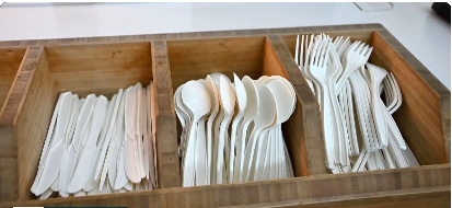 New Jersey restaurants limiting single-use plastic utensils in takeout orders under "Skip the Stuff" law