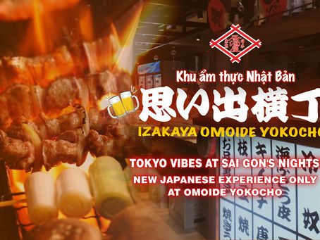 Nhà hàng Nhật Bản Quận 1 – Izakaya Omoide Yokocho (居酒屋 思い出横丁)