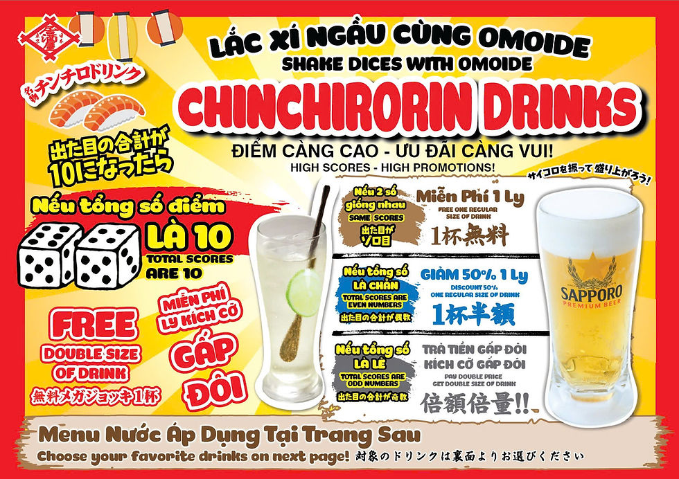 Chương trình mới Chinchirorin - Lắc xí ngầu
