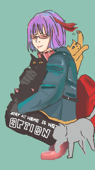 Key Visual character 2 pet lover designer