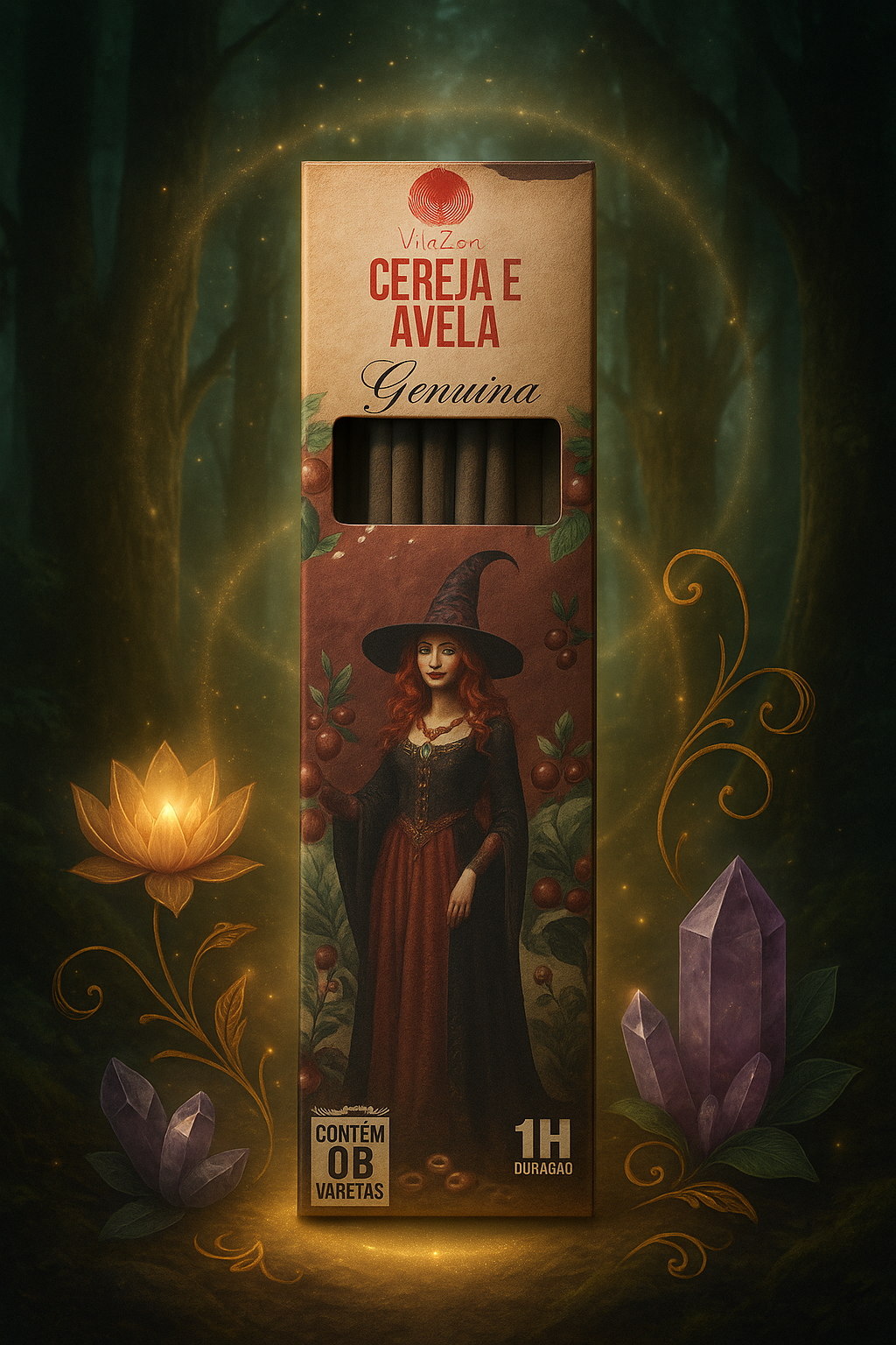 Incenso Vila Zen Cereja e Avelã